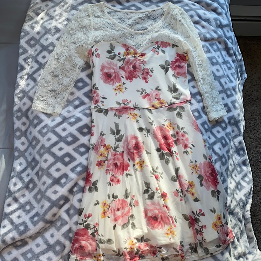 An abercrombie kids  floral dress.